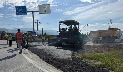 Aydın Büyükşehir Belediyesi Yol Yapım ve Yenileme Çalışmalarına Devam Ediyor